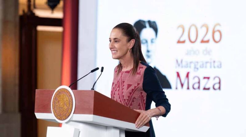 Presidenta Claudia Sheinbaum inaugura la glorieta de las mujeres libres de Baja California Sur; beneficiará a 351 mil habitantes y 2.6 millones de turistas al año
