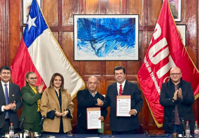 Pedro Haces firma en Chile protocolo de cooperación sindical entre CATEM y la CUT